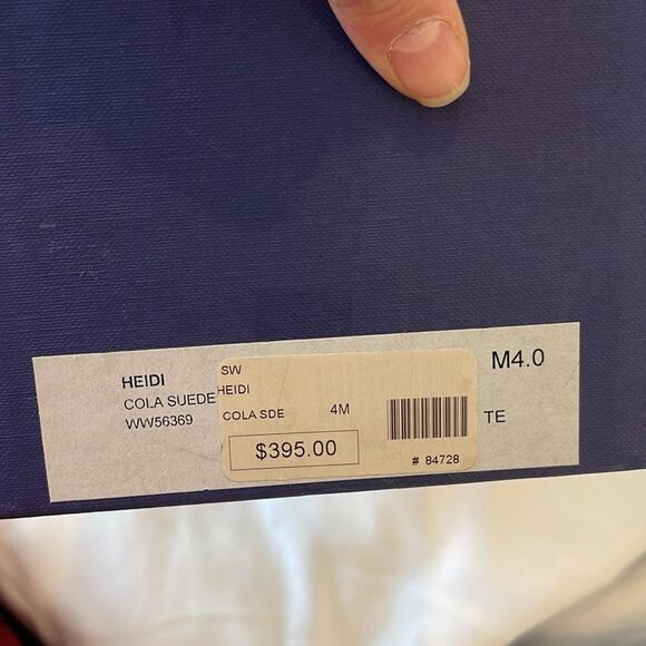 STUART WEITZMAN BROWN SUEDE SLINGBACK FLATS. NEW - Picture 8 of 8